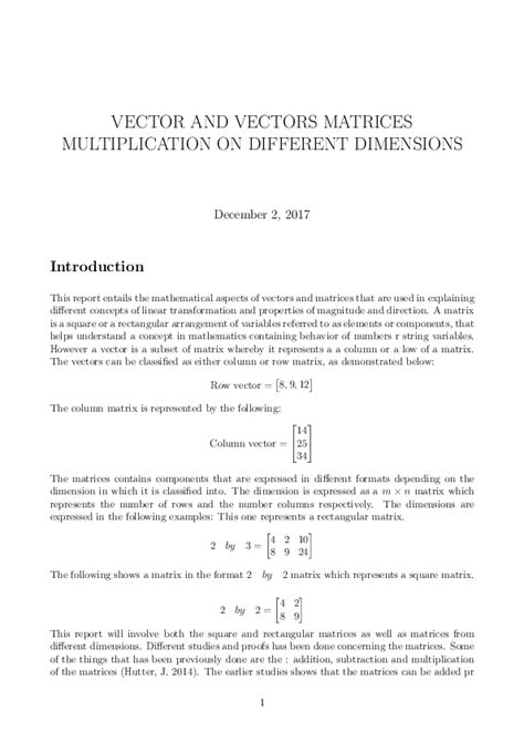Image result for Vector Multiplication Different Sizes