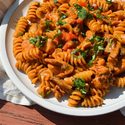 Spicy Chipotle Chicken Pasta - EatsByRamya