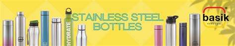 Amazon.in: Basik: Stainless Steel Bottles