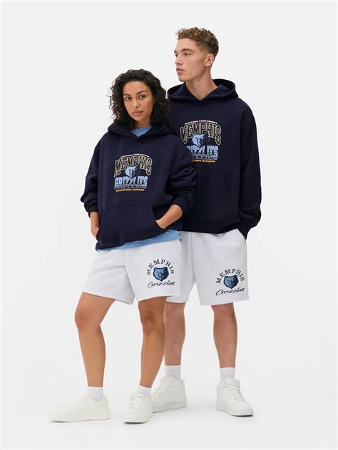 Women's Navy NBA Memphis Grizzlies Hoodie | Primark