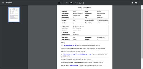 Employee Ticket Tracker
