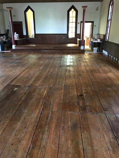 150 Year Old Pine Floors at a Church in Berlin, MA | Central Mass ...