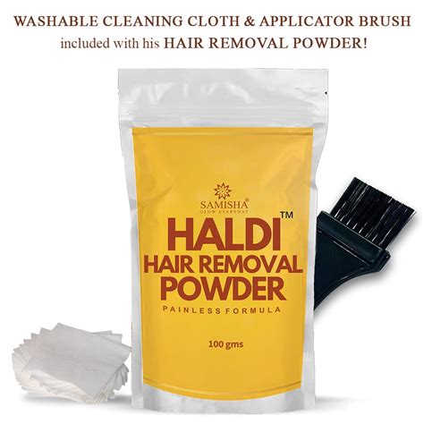 Haldi Hair Removal Powder - 100gm – Samisha Organic