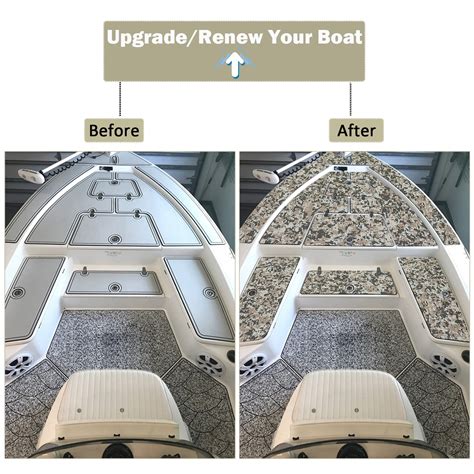 HZCHIONE EVA Foam Boat Flooring Decking Camo Boat Deck Sheet Non Slip ...