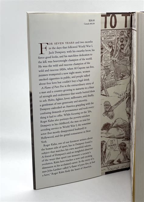 A Flame of Pure Fire: Jack Dempsey and the Roaring '20s by Roger Kahn ...