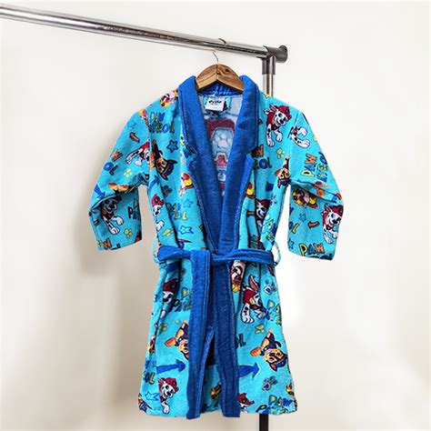 Paw Patrol Printed Cotton Bathrobe for Kids – Sassoon Fab