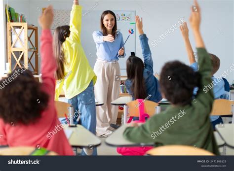 6+ Hundred Happy Child Raising Their Hand Classroom Royalty-Free Images ...