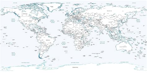 Image result for Equirectangular World Map with Cities