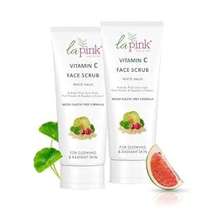 Buy La Pink Vitamin C Face Scrub with White Haldi & Gotu Kola | Gentle ...