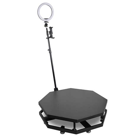 Buy WISVANAI Motor Drive 360 Degree Rotating Photo Booth - Portable ...