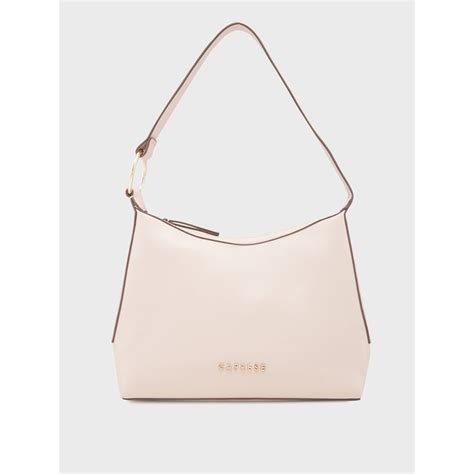 Buy Caprese Pink Solid Handheld Bag Online