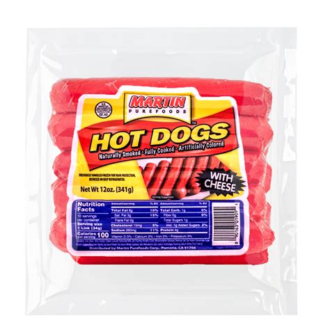 Get Martin Purefoods Hotdogs with Cheese Frozen 341 g Delivered | Weee ...