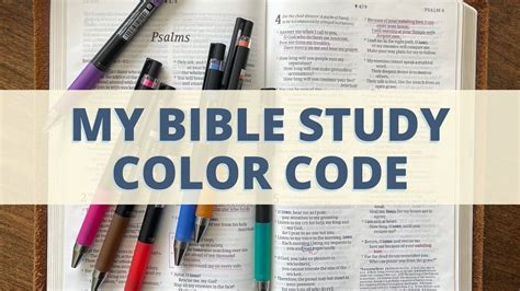 Image result for Bible Study Color Code