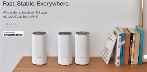 Buy TP-Link Deco E4 1 to 2 Gbps Whole Home Mesh Wi-Fi System, Seamless ...