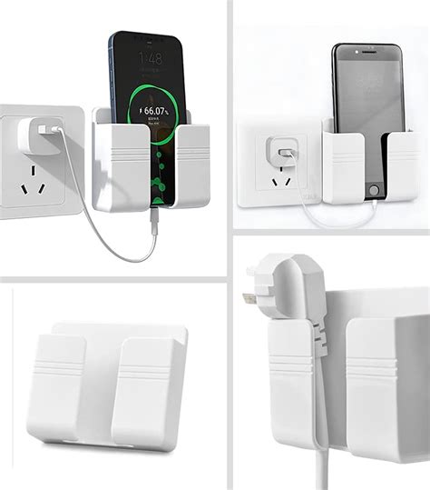 theKiteco. Wall Mounted Mobile Holder Storage Case for Remote, Wall ...