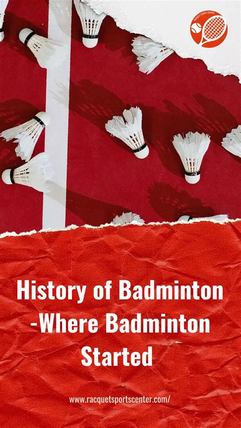 History of badminton where badminton started – Artofit