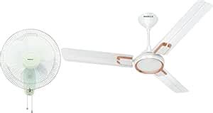 Buy Havells Glaze 1200mm Decorative Finish Ceiling Fan (Pearl White ...
