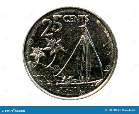 25 Cents Coin (Commonwealth - Decimal Coinage). Bank of Bahamas Stock ...