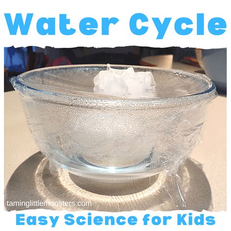Image result for Water Cycle Science Experiment