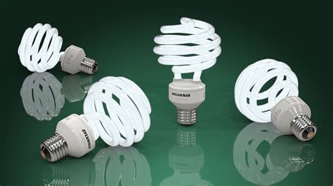 Compact fluorescent light bulbs - CFLs free 3D model | CGTrader