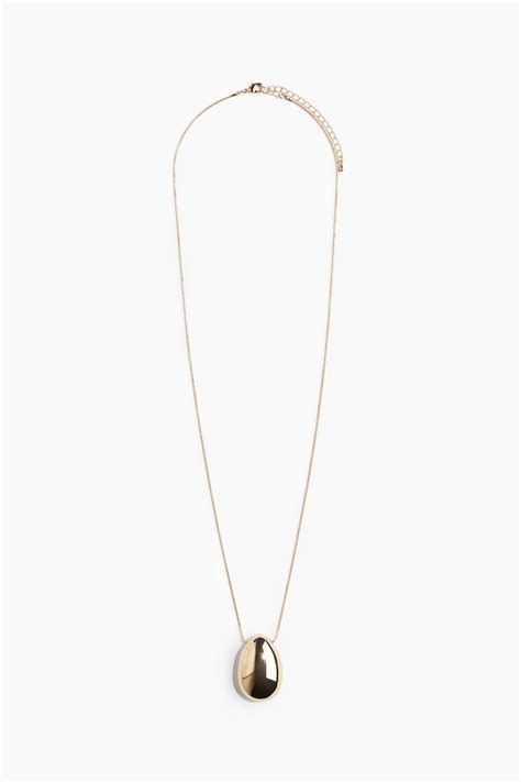Long pendant necklace - Gold-coloured - Ladies | H&M IN
