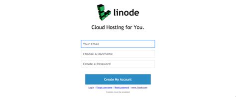 Image result for Linode Sign Up