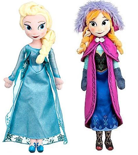 Amazon.com: Disney Frozen Princess Elsa & Anna Doll Set Featuring 20 ...