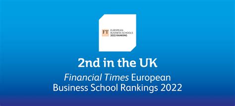 WBS ranked second in UK in flagship Financial Times business school rankings | News | Warwick ...