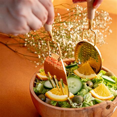 Briar Wooden Salad Serving Set of 2