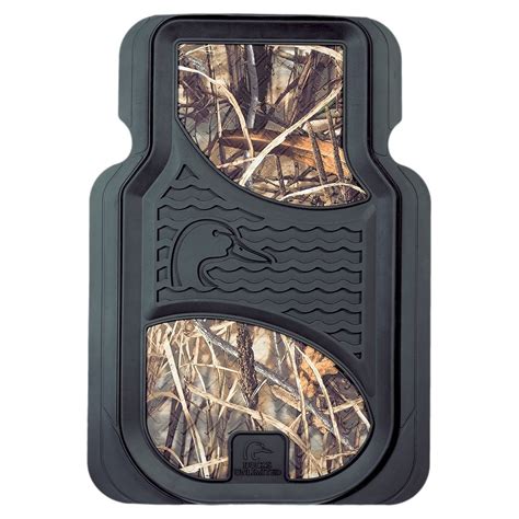 Ducks Unlimited Camo Floor Mats, Front, Shadow Grass Blades, 2 Pack