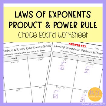Image result for Power Rule Worksheet