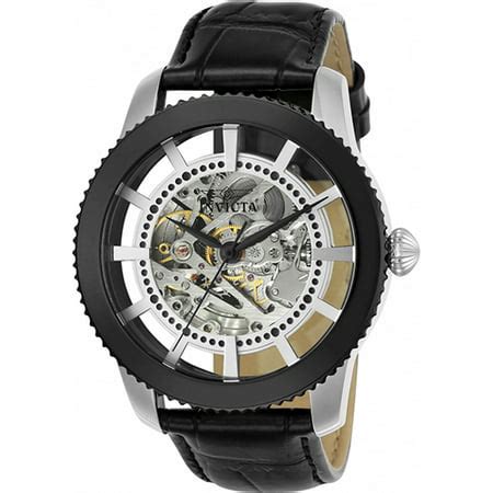 Invicta Men's Vintage Automatic 50m Black Leather India | Ubuy