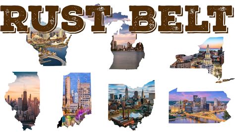 Map of Rust Belt 的图像结果