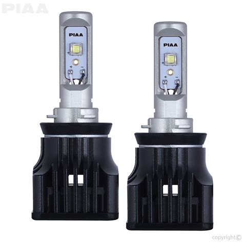 PIAA | H11 High Output LED Bulbs 6000k Twin Pack #17202 - H11