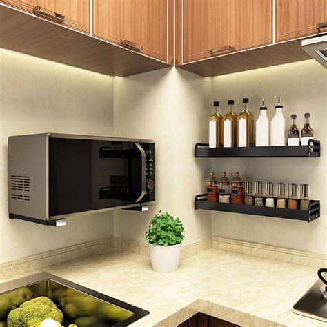 Amazon.com - Eeghurt 304 Stainless Steel Sturdy Microwave Shelf Bracket ...