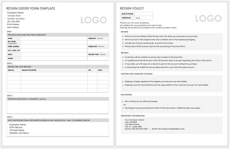 Free Order Form Templates | Smartsheet