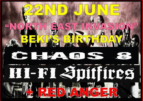Chaos 8 / Hi Fi Spitfires NORTH EAST invasion of Guildford + support ...