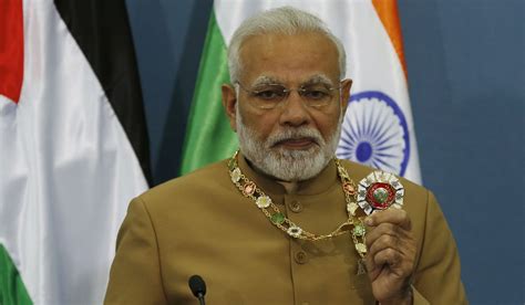 PM Modi conferred 'Grand Collar of the State of Palestine'