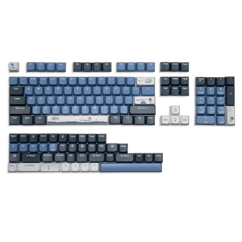 dagaladoo XVX 140 Keys Space Keycaps, XVX-P Profile PBT Keycaps Full ...