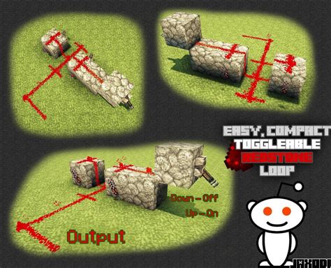 Image result for Minecraft Redstone Loop