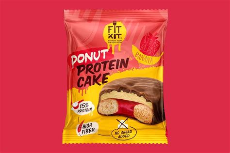 (b) DONUT PROTEIN CAKE STRAWBERRY BANANA – Power Punch