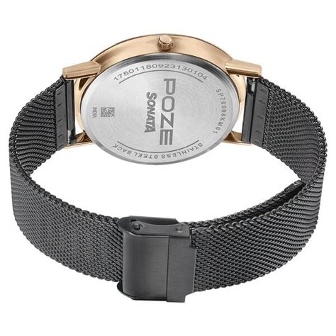 Buy Online Sonata Poze Quartz Analog Grey Dial Stainless Steel Strap ...