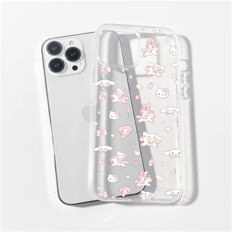 Pink Sanrio Friends Clear Phone Case – THE FASHELLA
