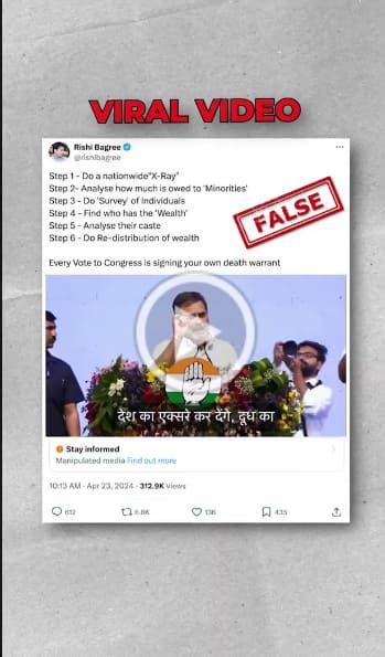 Fact Check: Cropped Video Of Rahul Gandhi On Caste Census Shared With ...
