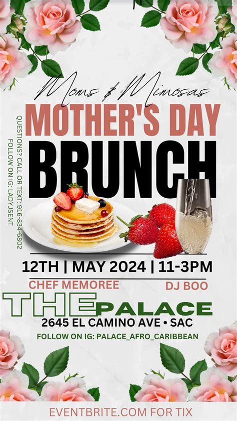 Moms & Mimosas Mothers DayBrunch, West El Camino Avenue/W, Sacramento ...