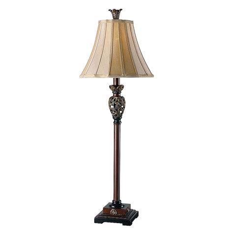 North Star Designs Atmore 32-in Ruby Buffet Table Lamp with Fabric ...