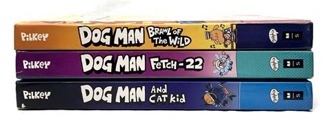 DOG MAN (3) by Dav Pilkey Dog Man And Cat Kid, Brawl | Ubuy India