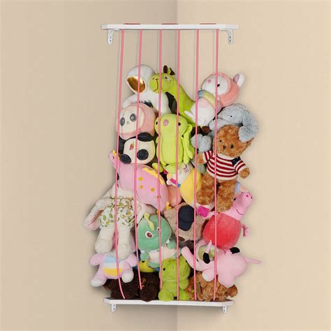 Snapklik.com : Zayysoha Stuffed Animal Storage Wood Soft Toy Shelf
