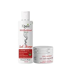Buy Ktein Natural Plant Derived Curl Shampoo & Conditioner Combo(100ml ...