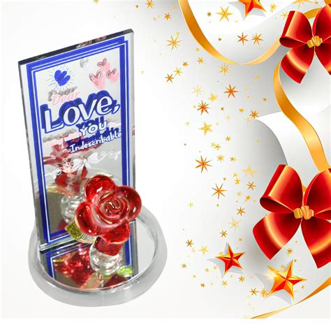 Buy Romantic Rose Gift Showpiece for Valentine Day